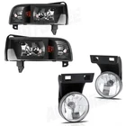 For 1994-2002 Dodge Ram 1500 2500 3500 Led Headlight+fog Lights Lh+rh 4PCS Set New. Price: $127.98.