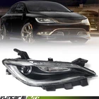 For Chrysler 200 2015-2017 Halogen Headlight Assembly W/led Drl Chrome Passenger New. Price: $85.99.
