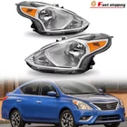 Headlights For 2015-2019 Nissan Versa Sedan Halogen Headlamp Assembly Left+right New. Price: $119.90.