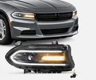Passenger Side For 2015-2022 Dodge Charger Halogen W/led Drl Projector Headlight New. Price: $95.00.