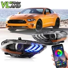 Vland 2018-2023 Ford Mustang Pair Rgb Full Led Headlight Sequential Assembly New. Price: $399.99.