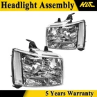 Headlight Assembly For 2007-2014 Chevy Suburban Halogen Chrome Clear Reflector New. Price: $80.99.