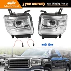 Clear Led Head Drl Lights Lamps For 2014-2019 Gmc Sierra 1500 2500 3500 New. Price: $169.28.