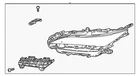 Genuine Toyota Headlamp Assembly Right-hand 81110-48J30 New. Price: $1219.60.