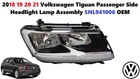 Right Side Halogen Headlight For Volkswagen Tiguan 2018 19 2021 5NL941006 New. Price: $188.00.
