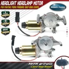 2X Left& Right Headlight Headlamp Motors For Pontiac Firebird 87-92 Fiero 87-88 New. Price: $94.38.