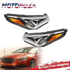 For 2015 2016 2017 Hyundai Sonata Headlights Driver Passenger No Led 2P New. Price: $128.65.