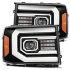 Alpharex Fits 07-13 Gmc Sierra Projector Headlights Plank Style Desi New. Price: $387.57.