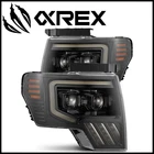 Alpharex Alpha-black Mkii Halogen Projector Headlights 2009-2014 Ford F-150 New. Price: $444.95.