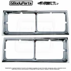81-86 Cutlass Supreme Chrome Headlight Headlamp Door Bezels Gm 22506532 22506533 New. Price: $149.95.