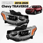 For 2018-2020 Chevy Traverse Hid/xenon Headlight W/ Led Drl Pair Left+right New. Price: $139.99.