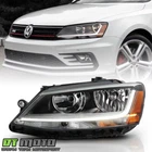 2017-2018 Volkswagen Jetta Halogen W/led Drl Headlight Headlamp Left Driver Side New. Price: $122.99.