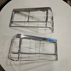 80 89 Cadillac Fleetwood Coupe Deville Brougham Front Chrome Trim Light Bezels Used. Price: $250.00.
