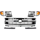 Halogen Grille Assembly Kit For 1997-2000 Toyota Tacoma Rwd New. Price: $294.07.
