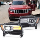 Vland Chrome Led Projector Headlights For 11-13 Jeep Grand Cherokee W/sequential New. Price: $310.49.
