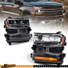 2P For Chevy Silverado 1500 2019-2021 Full Led Headlights Lamp W/ Halogen Signal New. Price: $208.99.