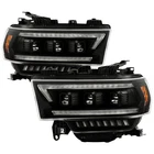 Ram 2500 2019-2024 Spyder Driver & Passenger Side Black Led Headlights New. Price: $600.00.