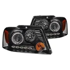 Ford F-150 05-08 Headlights Driver & Passenger Side Black Dual Halo New. Price: $300.46.