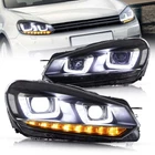 Vland Led Projector Headlights For Volkswagen Golf MK6 2010-2014 W/sequential New. Price: $277.19.