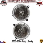 Front Headlights Halogen W/ Bulbs Left And Right Side For 2003-2004 Jeep Liberty New. Price: $90.90.