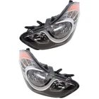 Headlights Set Halogen Fits 2011-2013 Hyundai Elantra New. Price: $364.18.