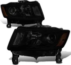 Fit 2014 2015 2016 Jeep Grand Cherokee Dark Black Projector Headlights Halogen New. Price: $268.85.
