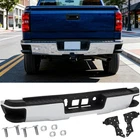 Chrome Rear Bumper Fit 2014-2018 Chevy Silverado Gmc Sierra 1500 W/o Sensor Hole New. Price: $174.99.