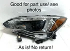 2018 2019 Subaru Crosstrek Oem Headlight Led Left Driver 84002FL190 For. Price: $175.00.