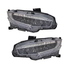 For Honda Civic 2019 Headlights Driver And Passenger Side Pair Led Touring Model New. Price: $1110.89.