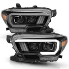 Anzo 111379 Black Housing Headlights 2016-2017 Toyota Tacoma Projector W/halo Cl New. Price: $447.15.