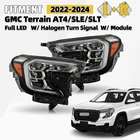 Pair Led Headlight For 2022-2024 Gmc Terrain AT4 Sle Slt W/ Bulb Left+right Side New. Price: $320.99.
