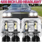 For Cadillac Brougham 1988 4PCS 4X6" Led Headlights Hi/lo Beam New. Price: $123.75.