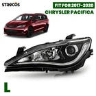 Halogen Projector Headlight For 2017-2020 Chrysler Pacifica Chrome Bezel Left Lh New. Price: $125.99.