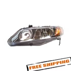 Tyc 20-6734-91-9 Left Headlight Assembly For 2006-2011 Honda Civic New. Price: $91.03.