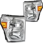 2011-2016 Ford F-250 F-550 Super Duty Headlights Assembly Chrome Housing New. Price: $155.99.