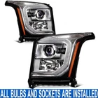 Pair/set Led Drl Projector Headlight Assembly W/ Bulb For Gmc Yukon 2015-2020 New. Price: $289.99.