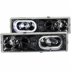 Anzo For Gmc Yukon 1992-1999 Crystal Headlights Carbon W/ Halo New. Price: $267.15.