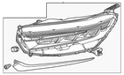 Genuine Honda Headlight Assembly R 33100-3A0-A03 New. Price: $729.27.