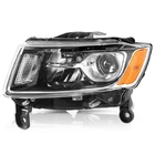 Headlight Assembly For 14-16 Jeep Grand Cherokee Black Housing Amber Driver Side New. Price: $153.99.