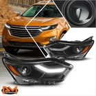 For 18-21 Chevy Equinox Led Drl Projector Headlights Black Housing Amber Corner New. Price: $166.15.