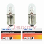 2 Pc Philips License Plate Light Bulbs For Lincoln Continental Mark Iii 1971 Ou New. Price: $9.98.