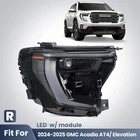 Led Headlight W/module For 2024-2025 Gmc Acadia Elevation AT4 Right Passenger New. Price: $329.00.