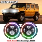 7" Inch Led Headlights Halo Angel Eyes Drl For Chevy C10 Camaro Pickup Truck New. Price: $71.99.