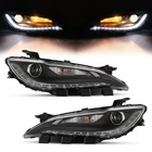 For Chrysler 200 2015-2017 Halogen Headlight Led Drl W/black Trim 8 Pins Pair New. Price: $174.58.