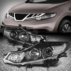 For 09-14 Nissan Murano Oe Style Black/amber Projector Headlight Lamps New. Price: $151.09.