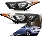 For 2011-2013 Hyundai Elantra Chrome Halogen Headlights Assembly Pair W/bulbs New. Price: $89.80.