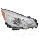 Headlight Assembly-capa Certified Tyc 20-9593-90-9 Fits 15-17 Subaru Legacy New. Price: $179.95.