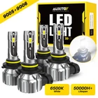 Auxito Combo 4 9005 + 9006 Led Headlight Kit Bulbs High Low Beam White 72000LM New. Price: $35.99.