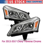 For Chevy Traverse 2013-2017 Chrome Oe Style Headlights Headlamps Set Left+right New. Price: $175.00.