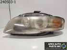 Oem 2005 Audi A4 2L Left Driver Xenon Hid Headlight 8E0941004AH Used. Price: $99.99.
